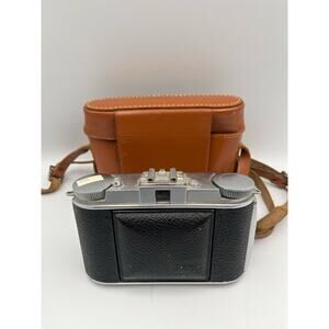 Vintage Ansco Super Regent 35mm Folding Camera With Case